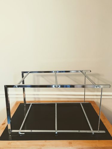 Repurposing Shelf for grow light frame - shelf on its side