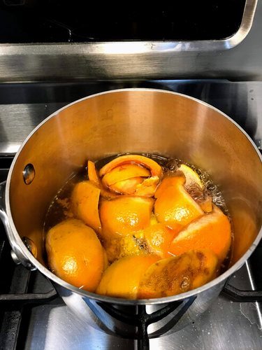 Using leftover citrus peels 