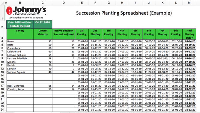 Johnnys_Succession_Planting_Sheet