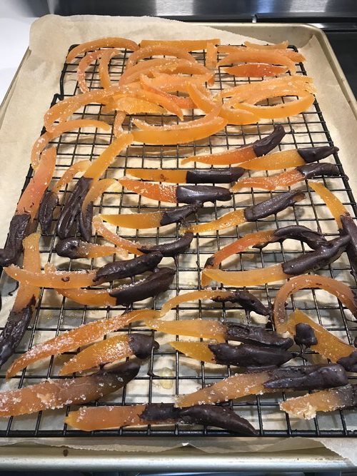 Activities to do at home with toddler Candied Grapefruit Peels