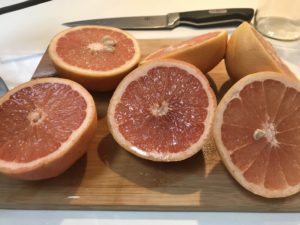 Grapefruit halves