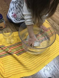 Wetting paper towels for seed germination