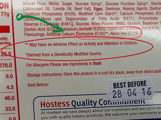 Is Food Coloring Bad for You UK Package